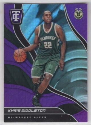 2017-18 Totally Certified - Purple #053 - Khris Middleton - Milwaukee Bucks