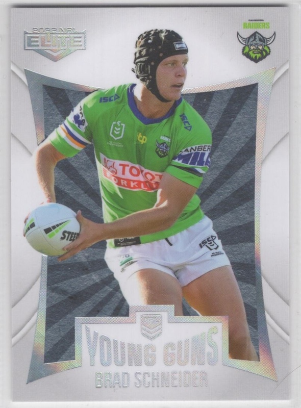 NRL - 2022 Elite - Young Guns #YG04 - Brad Schneider PR136 - Canberra Raiders