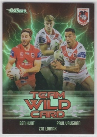 NRL - 2021 Traders - Wild Card Group #WCG13 - Team Wild Card - St. George Dragons