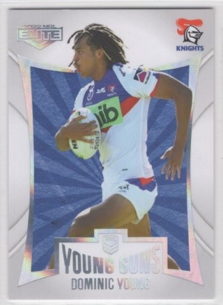NRL - 2022 Elite - Young Guns #YG16 - Dominic Young PR136 - Newcastle Knights