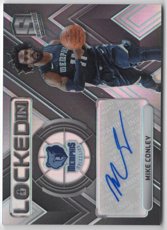 2017-18 Panini Spectra - Locked In Autographs #LI-MCL - Mike Conley AUTO, SN99 - Memphis Grizzlies