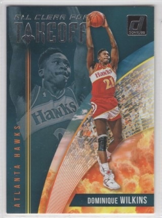 2018-19 Donruss - All Clear for Takeoff #03 - Dominique Wilkins - Atlanta Hawks