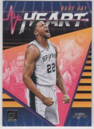 2018-19 Donruss - All Heart #18 - Rudy Gay - San Antonio Spurs