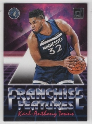 2018-19 Donruss - Franchise Features #18 - Karl-Anthony Towns - Minnesota Timberwolves