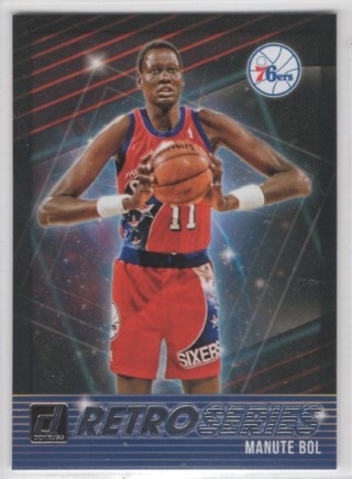 2018-19 Donruss - Retro Series #19 - Manute Bol - Philadelphia 76ers