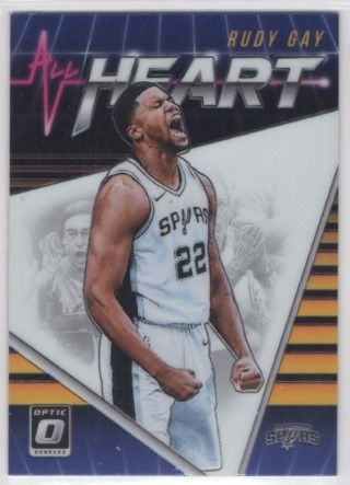 2018-19 Donruss Optic - All Heart #18 - Rudy Gay - San Antonio Spurs