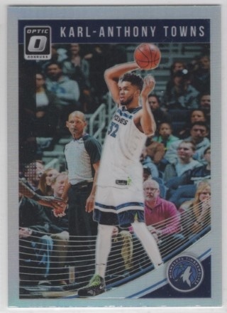 2018-19 Donruss Optic - Holo #145 - Karl Anthony Towns - Minnesota Timberwolves