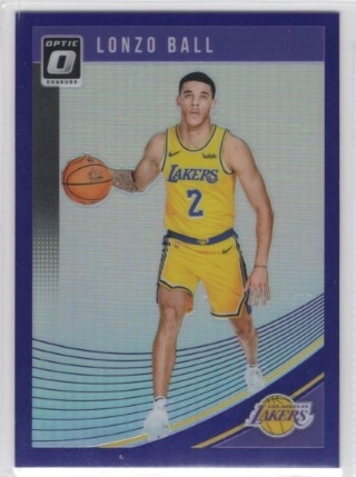 2018-19 Donruss Optic - Purple #054 - Lonzo Ball - LA Lakers