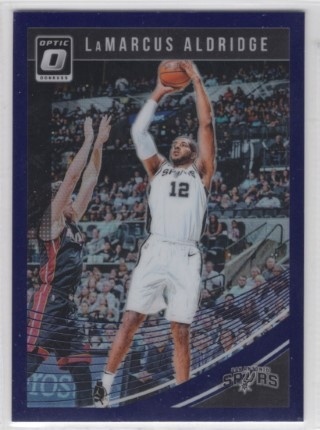 2018-19 Donruss Optic - Purple #131 - LaMarcus Aldridge - San Antonio Spurs