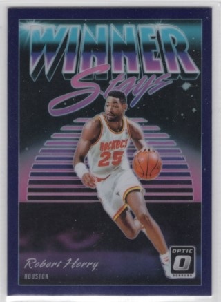 2018-19 Donruss Optic - Winner Stays Purple #16 - Robert Horry - Houston Rockets