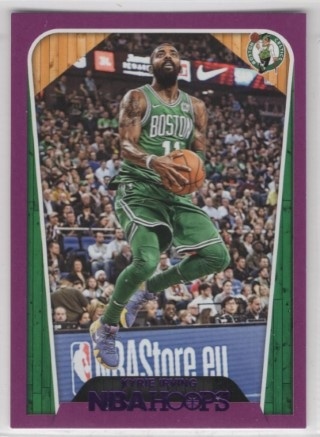 2018-19 Hoops - Purple #292 Tribute - Kyrie Irving - Boston Celtics