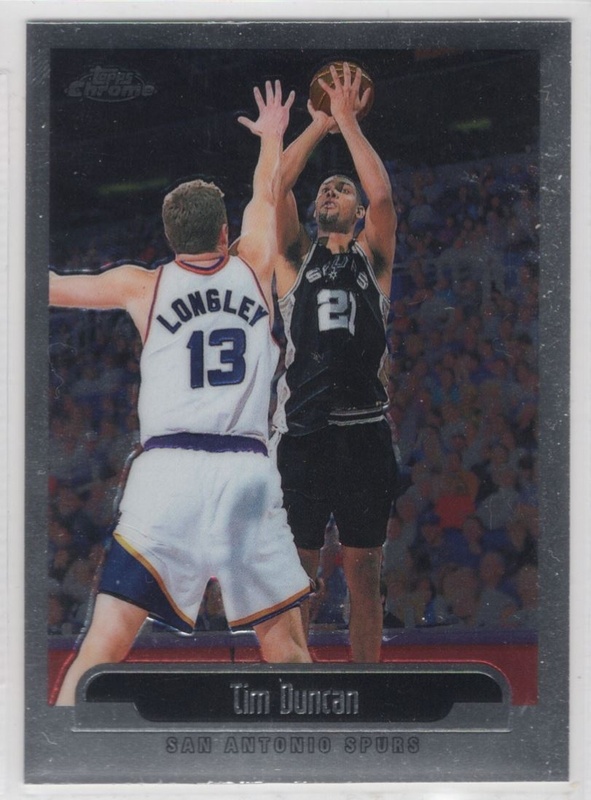 1999-00 Topps Chrome - #121 - Tim Duncan - San Antonio Spurs