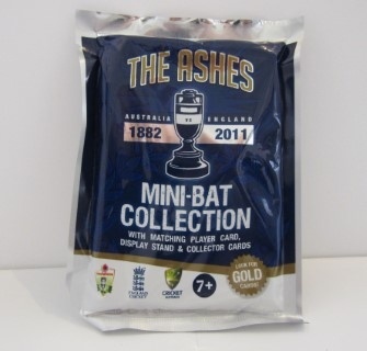 CRICKET - 2010-11 The Ashes Mini Bat & Player Card Collection - Sealed Pack