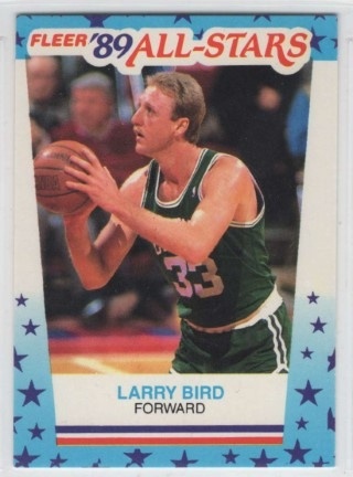 1989-90 Fleer - All Stars Sticker #10 - Larry Bird - Boston Celtics