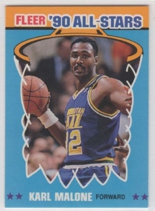 1990-91 Fleer - All Stars #07 - Karl Malone - Utah Jazz