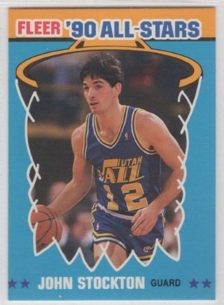 1990-91 Fleer - All Stars #09 - John Stockton - Utah Jazz