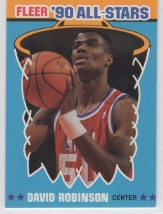 1990-91 Fleer - All Stars #10 - David Robinson - San Antonio Spurs