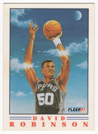 1991-92 Fleer - Pro Vision #01 - David Robinson - San Antonio Spurs