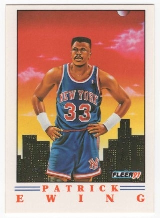 1991-92 Fleer - Pro Vision #04 - Patrick Ewing - New York Knicks