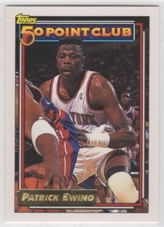 1992-93 Topps - Gold #211 - Patrick Ewing - New York Knicks