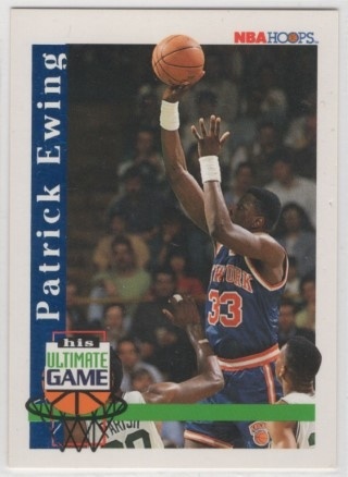 1992-93 Hoops - #NNO Ultimate Game - Patrick Ewing - New York Knicks
