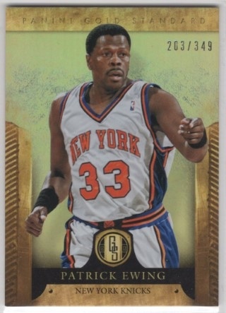 2012-13 Panini Gold Standard - #221 Patrick Ewing SN349 - New York Knicks