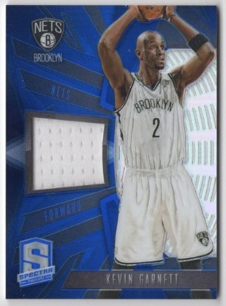 2013-14 Panini Spectra - Swatches #06 - Kevin Garnett MEM, SN49 - Brooklyn Nets