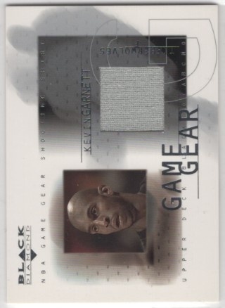 2000-01 Black Diamond - Game Gear #KG1 - Kevin Garnett MEM - Minnesota Timberwolves