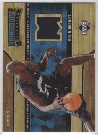 2006-07 Upper Deck Hardcourt - Materials #HM-KG - Kevin Garnett MEM - Minnesota Timberwolves