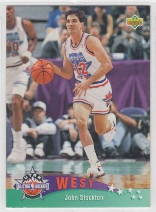 1992-93 Upper Deck - #437 All Star Weekend - John Stockton - All Star West