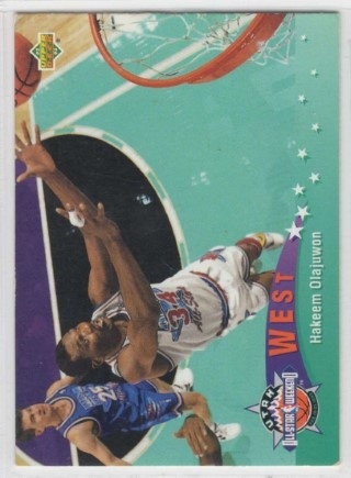 1992-93 Upper Deck - #444 All Star Weekend - Hakeem Olajuwon - All Star West