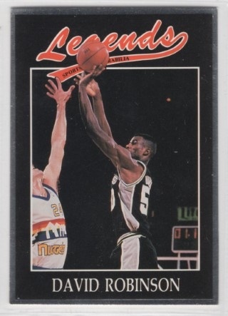1991 Legends Sports Memorabilia - #45 David Robinson - San Antonio Spurs