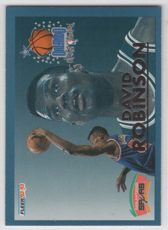 1992-93 Fleer - All-Stars #21 - David Robinson - San Antonio Spurs