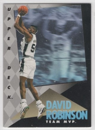 1992-93 Upper Deck MVP Holograms #24 - David Robinson - San Antonio Spurs