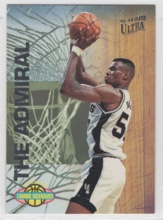1993-94 Ultra - Famous Nicknames #14 - David Robinson - San Antonio Spurs