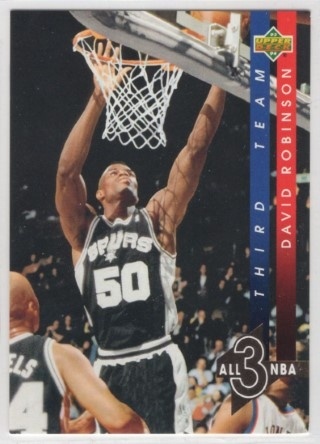1993-94 Upper Deck - All NBA Team #AN13 - David Robinson - San Antonio Spurs