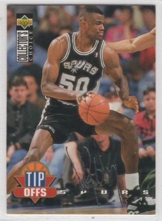 1994-95 Collector's Choice - Silver Signature #189 - David Robinson TO - San Antonio Spurs