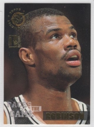 1994-95 Stadium Club - 1st Day Issue #354 - David Robinson FG - San Antonio Spurs