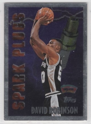 1995-96 Topps - Spark Plugs #SP6 - David Robinson - San Antonio Spurs