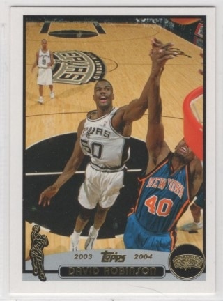 2003-04 Topps - Collection #50 - David Robinson - San Antonio Spurs