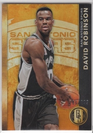 2015-16 Panini Gold Standard - #161 David Robinson SN299 - San Antonio Spurs