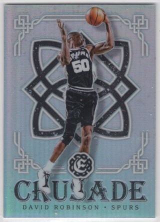 2016-17 Panini Excalibur - Crusade Silver #089 - David Robinson - San Antonio Spurs
