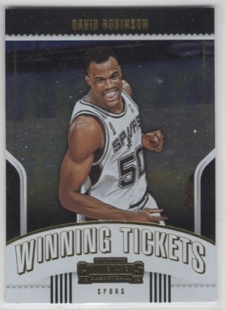 2018-19 Panini Contenders - Winning Tickets #13 - David Robinson - San Antonio Spurs