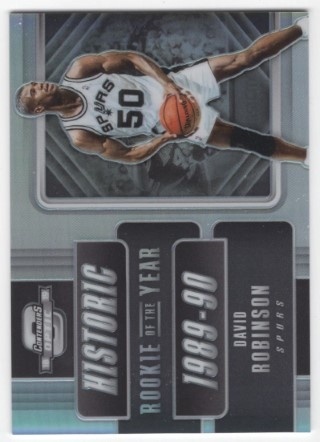 2018-19 Panini Contenders Optic - Historic Rookie of the Year #12 - David Robinson - San Antonio Spurs
