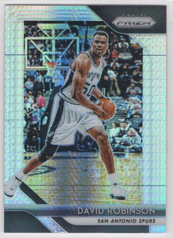 2018-19 Panini Prizm - Prizm Hyper #195 - David Robinson - San Antonio Spurs