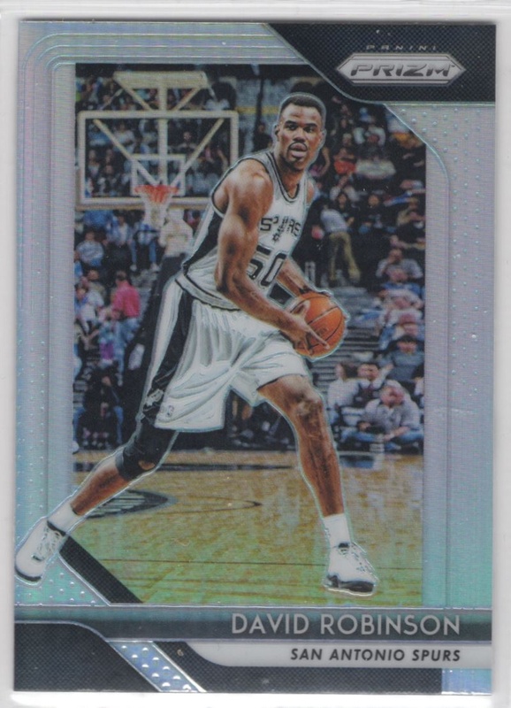 2018-19 Panini Prizm - Prizm Silver #195 - David Robinson - San Antonio Spurs
