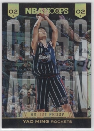 2014-15 Hoops - Class Action Artist's Proof #011 - Yao Ming SN99 - Houston Rockets