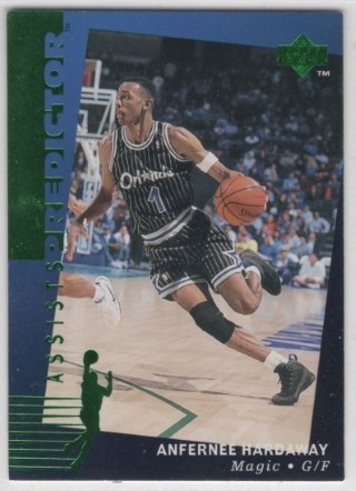 1994-95 Upper Deck - Predictors: League Leaders #R17 - Anfernee Hardaway - Orlando Magic
