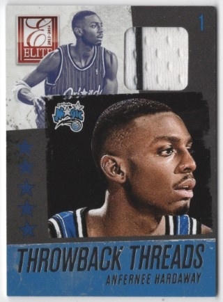 2013-14 Panini Elite - Throwback Threads #29 - Anfernee Hardaway MEM - Orlando Magic