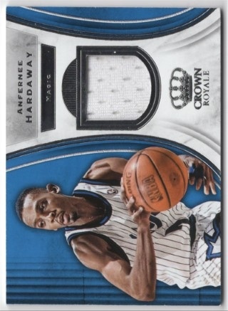 2018-19 Crown Royale - Jerseys #J-AH - Anfernee Hardaway MEM - Orlando Magic